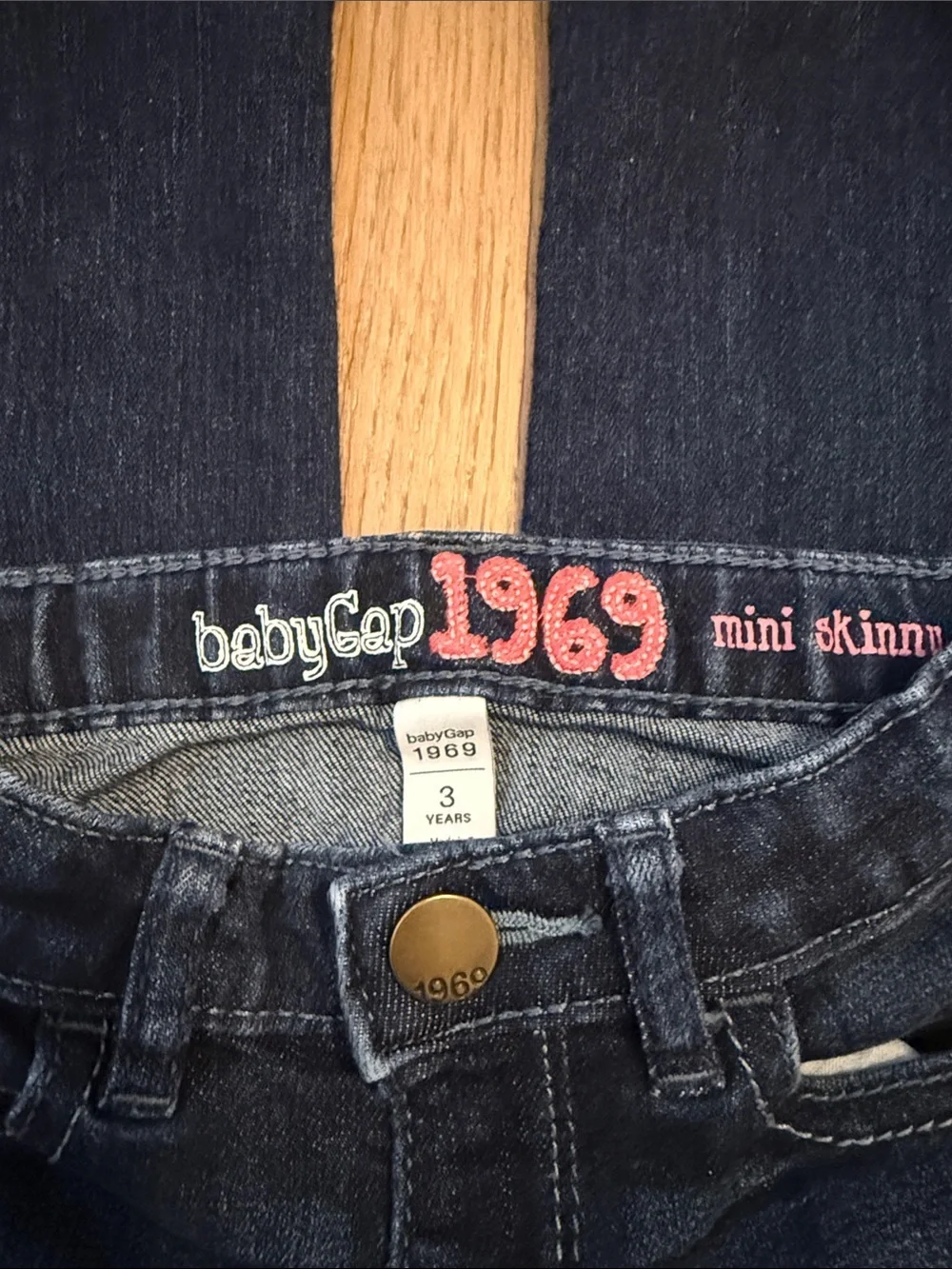 Baby Gap 1969 Toddler Girl's Mini Skinny Denim Jeans - Size 3 years - Like New!